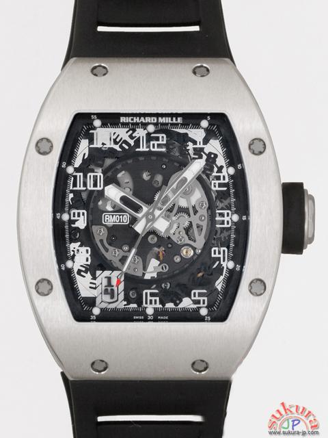 リシャール・ミル オートマティック RM010 WG/ラバー スケルトン