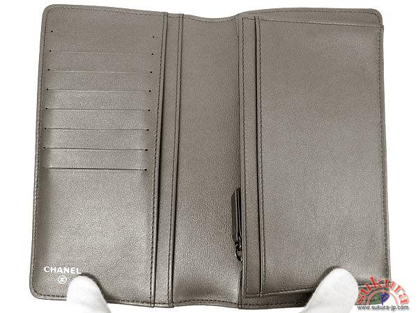 シャネルコピー 長財布 キャビアスキン ココマーク A48651