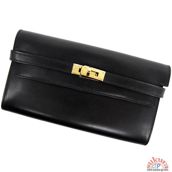 エルメス 長財布 ケリーウォレット ロング L刻印 エルメス QJ08