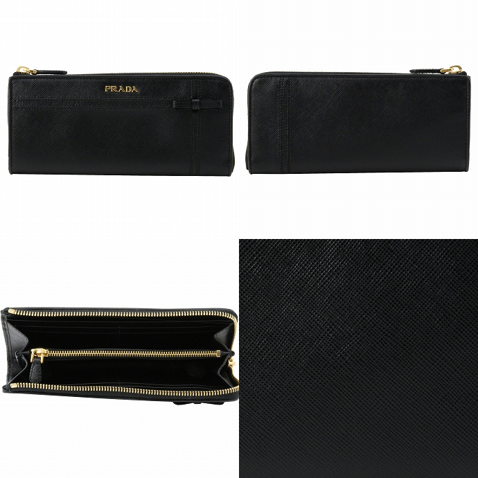 プラダ SAFFIANO GIFT L字ファスナー長財布 1M1183 2AEF 002