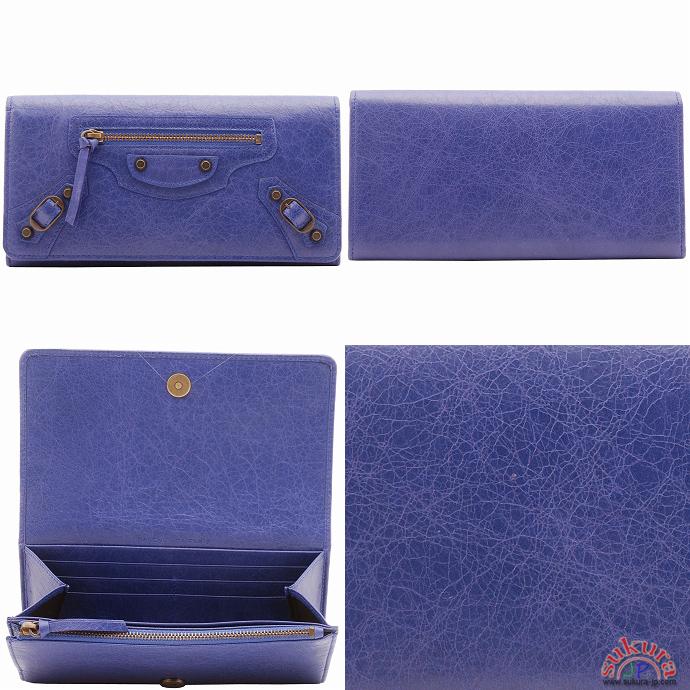 バレンシアガ 秋冬THE MONEY CLASSIC2つ折り長財布 163471 D940T 4511
