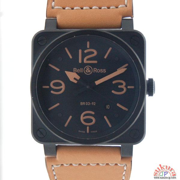 ベル&ロス BELL&ROSS BR03-92 HERITAGE ヘリテージ 42mm PVD ブラック