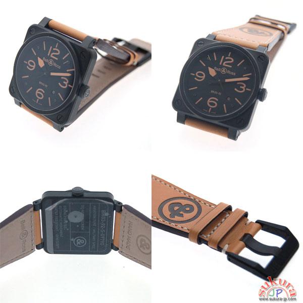 ベル&ロス BELL&ROSS BR03-92 HERITAGE ヘリテージ 42mm PVD ブラック