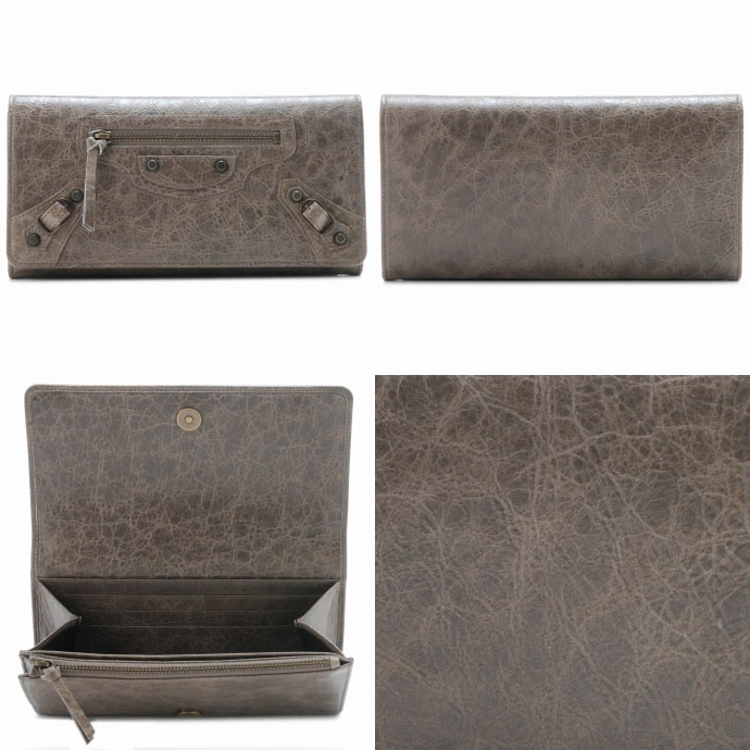 バレンシアガ THE CLASSIC MONEY2つ折り長財布 163471 D940T 2525