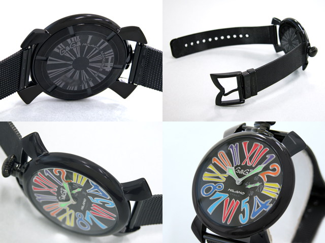 ガガミラノ スリム 46mm クォーツ 5082.1 SS(PVD)ブレス