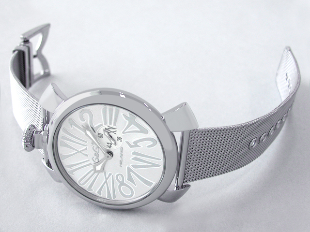 ガガミラノ  スリム　46mm　クォーツ 5080.3 SSブレス