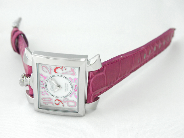 ガガミラノ ナポレオーネ 40mm クォーツ 6030.6 チェリー革