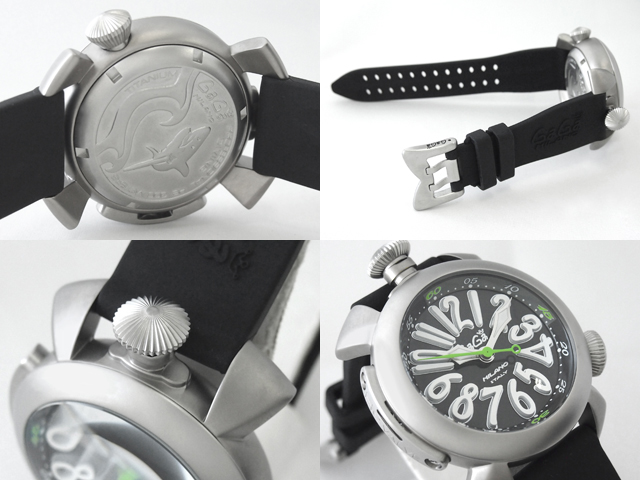 ガガミラノ  ダイビング　48mm　自動巻 5040.1 ブラックラバー