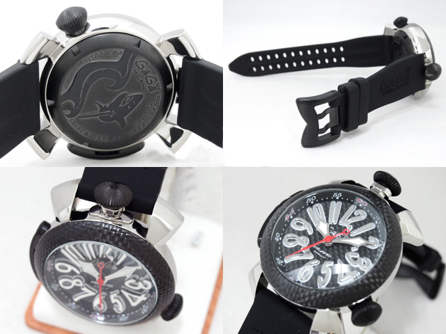 ガガミラノ  ダイビング　48mm　自動巻 5046 ブラックラバー