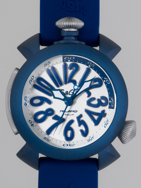 ガガミラノ  ダイビング　48mm　自動巻 5043 ブルーラバー