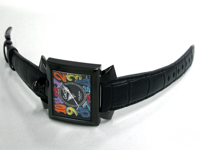 ガガミラノ ナポレオーネ　46mm　自動巻き 6002.1 ブラック革