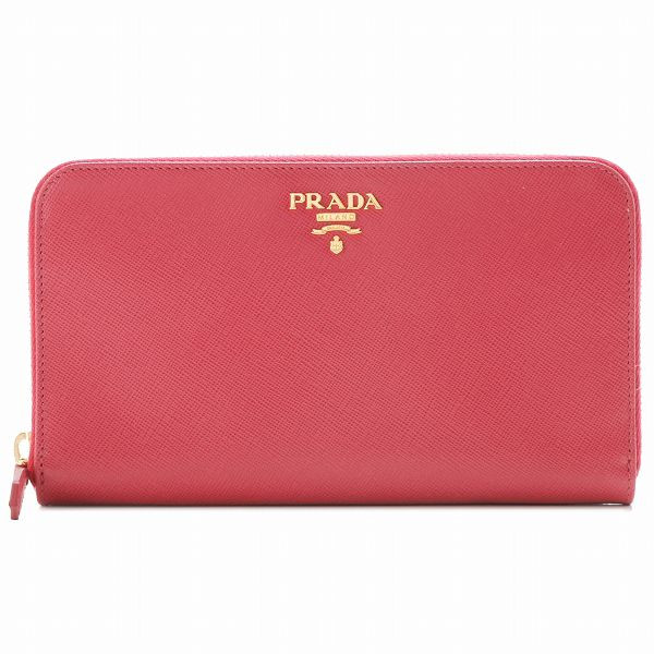 プラダ SAFFIANO METAL OROメタルロゴ付きラウンドファスナー長財布 1M0506 QWA 505
