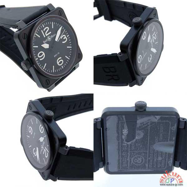 ベル&ロス BR01-92 レフティー 世界50本限定 46mm ブラック PVD N品