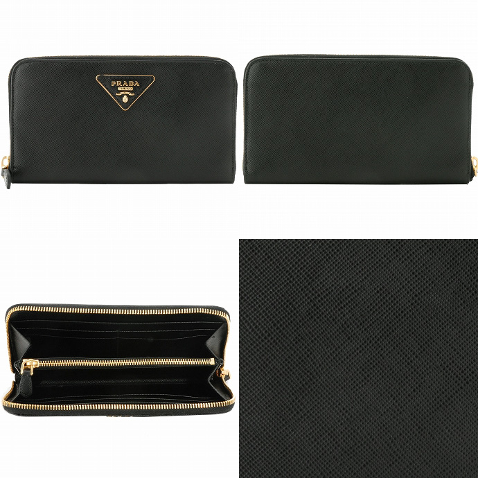 プラダ 2014年春夏新作 SAFFIANO TRIANGOLOラウンドファスナー長財布 1M0506 ZLR 002