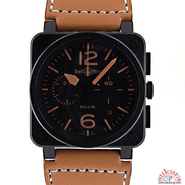 ベル＆ロス BR03-94　HERITAGE-SHADOW　クロノグラフ　42mm　PVD　ブラック　N品