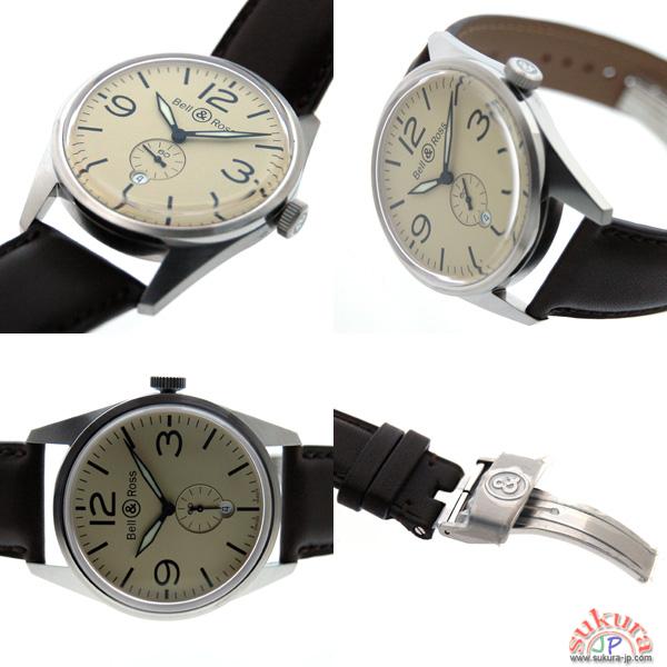 ベル＆ロス BR123 オリジナル ベージュ 　40mm　100m防水　N品