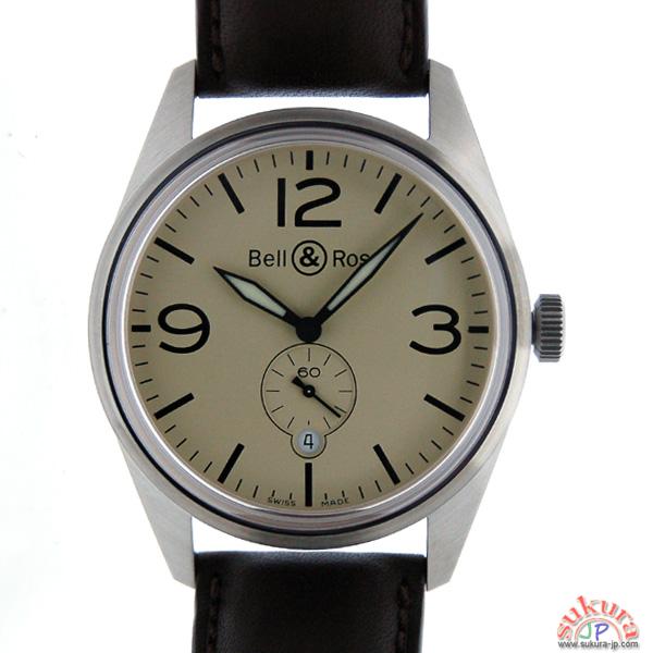 ベル＆ロス BR123 オリジナル ベージュ 　40mm　100m防水　N品