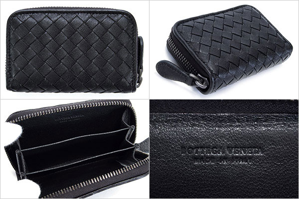 ボッテガ・ヴェネタ財布 コインケース 小銭入れ ブラック 114075 VX051 1000 NERO