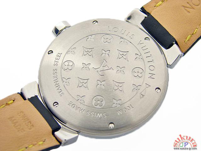 ルイヴィトン時計 タンブール GMT Q1131 ブラウン文字盤 メンズ オートマ