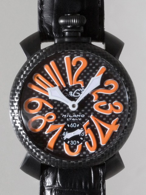 ガガミラノ マニュアーレ　48mm　手巻き 5016.1 ブラック革