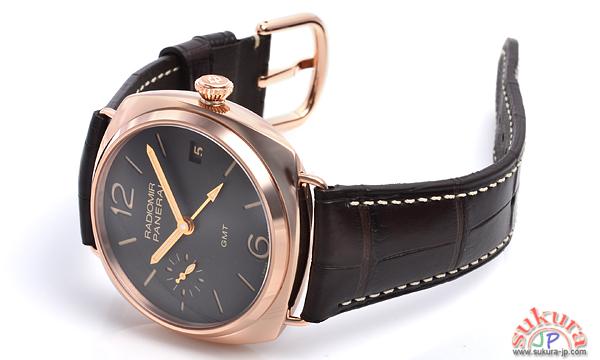 パネライ ラジオミール ３デイズＧＭＴ オロロッソ ４７mm PAM00421