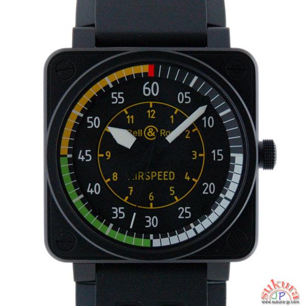 ベル＆ロス　BELL＆ROSS　BR01-92　AIRSPEED　エアスピード　ブラック　46mm　ラバー