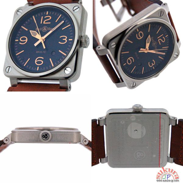 ベル&ロス BELL&ROSS BR03-92 ゴールデンヘリテージ 42mm SS ブラック