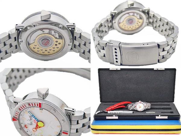 アランシルベスタイン　MARINE G　マリーンG GMT 白文字盤