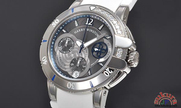 ハリー・ウィンストン オーシャン スポーツ レディ 411/LCA38ZC. AD/D01