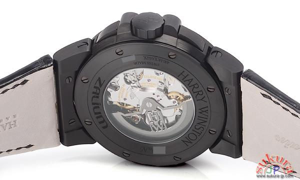 ハリー・ウィンストン オーシャン ブラックザリウム 400/MCRA44ZKL.S