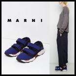 ​新作★マルニ スニーカー 偽物★ベルクロ★