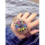 [GaGa MILANO] ガガミラノスーパーコピー 2016年春夏新作 ダイヤモンド装飾 腕時計 "MANUALE 40MM ACCIAIO 5020.1d"
