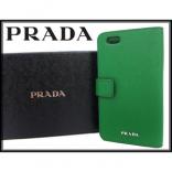 2017最新作入荷 プラダコピー PRADA SAFFIANO/手帳型IPHONE ケース グリーン