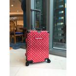   × シュプリーム × RIMOWA リモワスーパーコピー トパーズ 4輪 33L マルチ レッド IATA シルバー 8071209