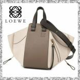 ​ラピスタル 偽物 2025新作 上品スタイルに ロエベ スーパーコピー Hammock Bag Dark Taupe Multitone