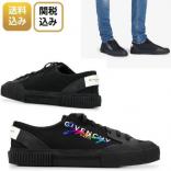 2025新作限定人気 ジバンシィ偽物 GIVENCHY キャンバス テニス ライト ロースニーカー