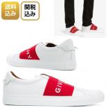 2025新作限定人気 ジバンシィコピー GIVENCHY PARIS レザー ウェビング スニーカー