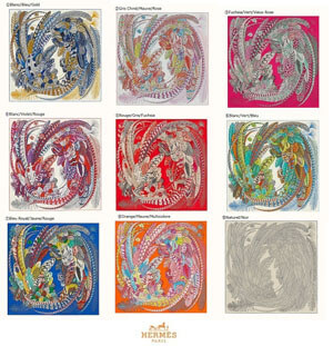エルメス スカーフ 偽物【エルメス】ギフトBOX付★140x140cm★Plumes en Fete H243433S 