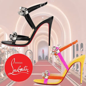 新作20SS☆ルブタン サンダル コピー☆Christian Louboutin Galerietta 100 スエード☆クリスチャン ルブタン サンダル 1201372BK65、1201259CMA3