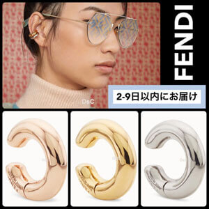 フェンディコピー ジュエリー フェンディウープス ロゴ付 イヤーカフ(スモール) 