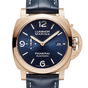 パネライ スーパー コピー 腕時計 2025新作 ルミノール マリーナ ゴールドテック 44mm PAM01112