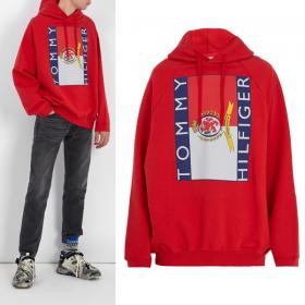 ヴェトモンスーパーコピー Tommy Hilfiger ロゴ パーカー フーディ トミーヒルフィガー 