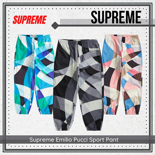 ♦コラボ激レア!シュプリーム × エミリオ・プッチ 偽物 パンツ"Sport Pant"