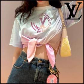 22SS​ルイヴィトン グラディエントLVサークルセルフタイTシャツ 激安1A9YF3 