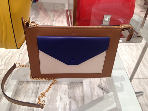 ★2014SS★【セリーヌコピー】チェーン POCKET BAG (INDIGO) 175083UNA.07IN