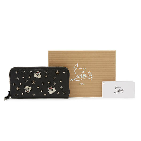 2019新作 CHRISTIAN LOUBOUTIN クリスチャン ルブタンコピー/3175230 M442/ラウンドジップ長財布