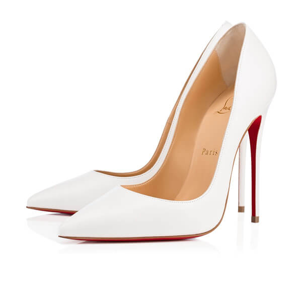 2018先行入荷 クリスチャン ルブタンコピー CHRISTIAN LOUBOUTIN 2018AW 新作 SoKate清楚な印象を放つホワイトカラー 12cm