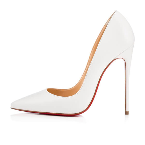 2018先行入荷 クリスチャン ルブタンコピー CHRISTIAN LOUBOUTIN 2018AW 新作 SoKate清楚な印象を放つホワイトカラー 12cm
