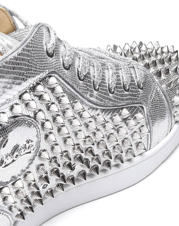 2019新作 Christian Louboutin クリスチャン ルブタンコピー スニーカー LOUIS FLAT SPIKES 1180210 SV71