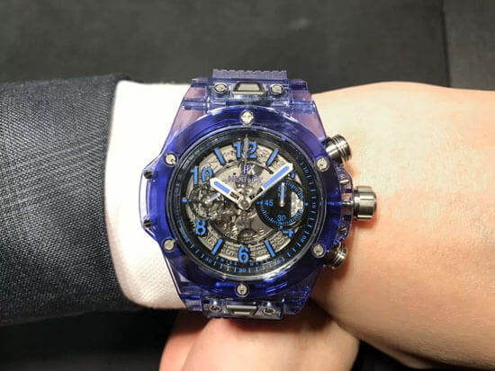 ウブロ 2017新作 ビッグ・バン ウニコ ブルーサファイア Ref.411.JL.4809.RT HUBLOT